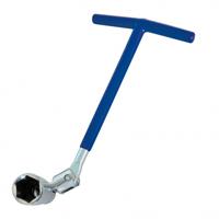 Carpoint bougiesleutel T greep 23,5 cm staal 21 mm blauw