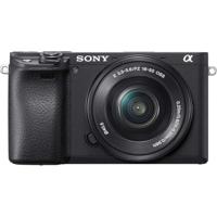 Sony Alpha 6400 E-Mount Systeemcamera, 24 Megapixels, 4K Video, 180° Klapscherm, 0.02 Sec. Real-Time Autofocus Met 425 Contrast Af-Punten, Xga Oled-Zoeker, Inclusief L-Kit 16-50 Mm Objectief, Zwart