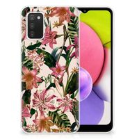 Samsung Galaxy A03S TPU Case Flowers