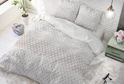 Goedkoop katoenen dekbedovertrek met leuke print Goedkoop katoenen dekbedovertrek met leuke print