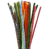 Creotime chenille draad 30 stuks 30 cm 6 mm multicolor
