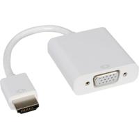 Roline 12.03.3114 HDMI-kabel HDMI / VGA Adapterkabel HDMI-A-stekker, VGA-bus 15-polig 0.15 m Wit