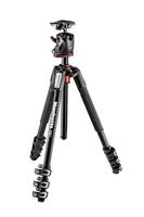 Manfrotto MK190XPRO4-BHQ2 trépied Caméras numériques 3 Pieds Noir - Trépieds (Caméras numériques, 15 kg, 3 Pieds, 171,5 cm, Noir, 3/8