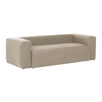 3-zitsbank Blok beige 240 cm