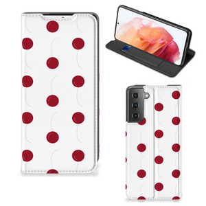 Samsung Galaxy S21 Flip Style Cover Cherries