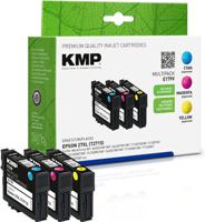 KMP Inktcartridge vervangt Epson 27XL, T2715, T2712, T2713, T2714 Compatibel Combipack Cyaan, Magenta, Geel E179V 1627,4005