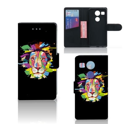 LG Nexus 5X Leuk Hoesje Lion Color