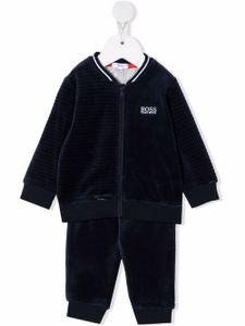 BOSS Kidswear survêtement à logo - Bleu