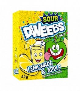 Dweebs candy Dweebs - Sour Lemonade & Apple 45 Gram