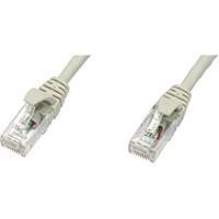 Telegaertner L0003E0003 RJ45 netwerkkabel, patchkabel CAT 5e U/UTP 5,00 m grijs, vlamvertragend, 1 stuk
