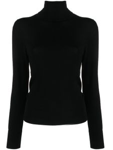 Allude pull en laine à col roulé - Noir