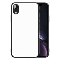 TPU Backcover Apple iPhone XR Telefoon Hoesje Zwart/wit - thumbnail