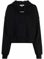 MSGM hoodie à logo imprimé - Noir