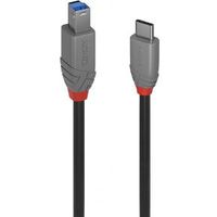 Lindy 36665 USB-kabel 0,5 m USB 3.2 Gen 1 (3.1 Gen 1) USB C USB B Zwart - thumbnail