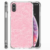 Apple iPhone X | Xs Case White Flowers - thumbnail