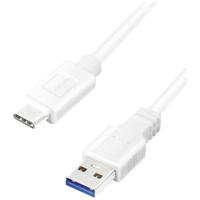 LogiLink USB-kabel USB 3.2 Gen1 (USB 3.0 / USB 3.1 Gen1) USB-A stekker, USB-C stekker 0.50 m Wit CU0173 - thumbnail