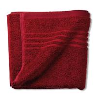 Kela handdoek Leonora 100 x 50 cm rood katoen