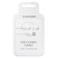 Samsung Mobiele telefoon Kabel [1x USB - 1x Micro-USB, USB-C stekker] 1.50 m USB, Micro-USB, USB-C - thumbnail