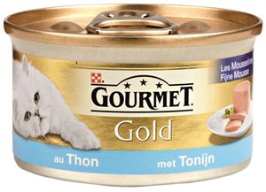 GOURMET GOLD FIJNE MOUSSE TONIJN 85 GR