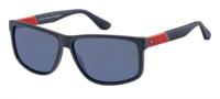 Tommy Hilfiger zonnebril TH1560/S FLL 60KU heren blauw/rood