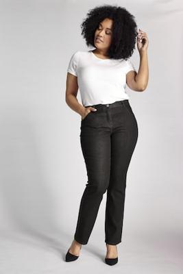 Ulla Popken Jeans Mandy, straight, 5-pocket, stretch - Grote Maten