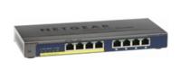 NETGEAR GS108PP Unmanaged Gigabit Ethernet (10/100/1000) Power over Ethernet (PoE) Zwart