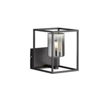 Fischer & Honsel Wandlamp Iska smoke glas 30438 - thumbnail