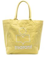 ISABEL MARANT sac cabas Yenky à logo brodé - Vert