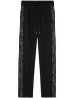 Versace pantalon droit Barocco en jacquard - Noir