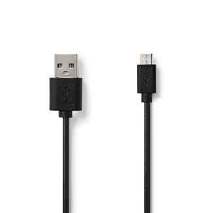 Nedis CCGT60500BK20 Kabel Usb 2.0 A Male - Micro B Male 2,0 M Zwart