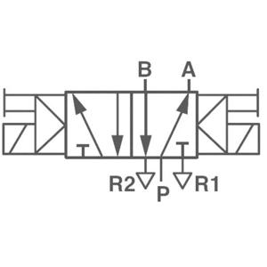 IMI NORGREN Mechanisch bedienbaar pneumatisch ventiel V50A511A-A213A 24 V/DC Materiaal (behuizing) Aluminium Afdichtmateriaal NBR 1 stuk(s)