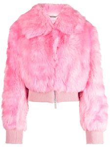 Blumarine veste bomber à coupe crop - Rose