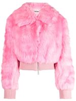 Blumarine veste bomber à coupe crop - Rose