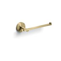 Clou Flat Toiletrolhouder L-vorm zonder klep goud geborst. PVD CL/09.02030.82 - thumbnail