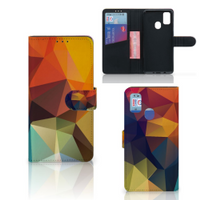 Samsung Galaxy M21 | M30s Book Case Polygon Color - thumbnail