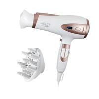 Adler AD 2248 Ionen haardroger met Diffuser - 2200W - Wit - thumbnail