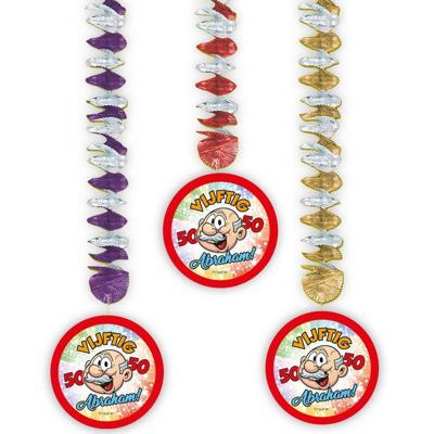 Hangdecoratie Abraham Rainbow 3 stuks