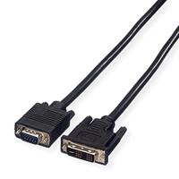 VALUE DVI-VGA kabel, DVI (12+5) ST - VGA ST, 3 m