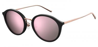 Marc Jacobs zonnebril dames rond roségoud/zwart