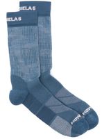 MM6 Maison Margiela X Salomon chaussettes à logo intarsia - Bleu