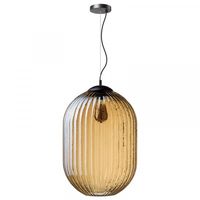 Hanglamp Glamm ribbel amber 40cm - thumbnail