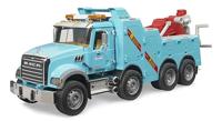 bruder 02831 - MACK Granite bergings- en sleepwagen met licht- en geluidsmodule - 1:16 voertuigen, sleepwagens, sleepwagens, pechhulp, transportwagens