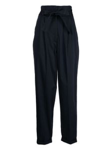 Antonio Marras pantalon en coton à taille ceinturée - Bleu