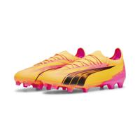 PUMA Ultra Ultimate Gras / Kunstgras Voetbalschoenen (MG) Oranje Zwart Roze - thumbnail