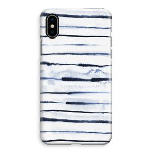 Ink Stripes: iPhone XS Max Volledig Geprint Hoesje