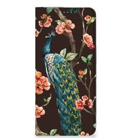 OPPO Reno8 Hoesje maken Pauw met Bloemen