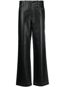 Axel Arigato pantalon Spencer en cuir - Noir