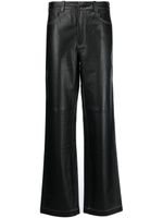 Axel Arigato pantalon Spencer en cuir - Noir - thumbnail