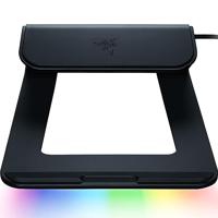 Razer Laptop Stand Chroma V2 - Ergonomische laptopstandaard inclusief 3x USB-hub (2x USB-A, 1x USB-C, 1x HDMI, kantelhoek van 18 graden, aluminium en ergonomisch ontwerp) Zwart