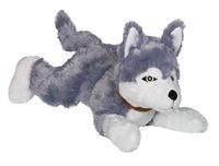 Nobby Pluche hond liggend Husky 35 cm, 1 stuk